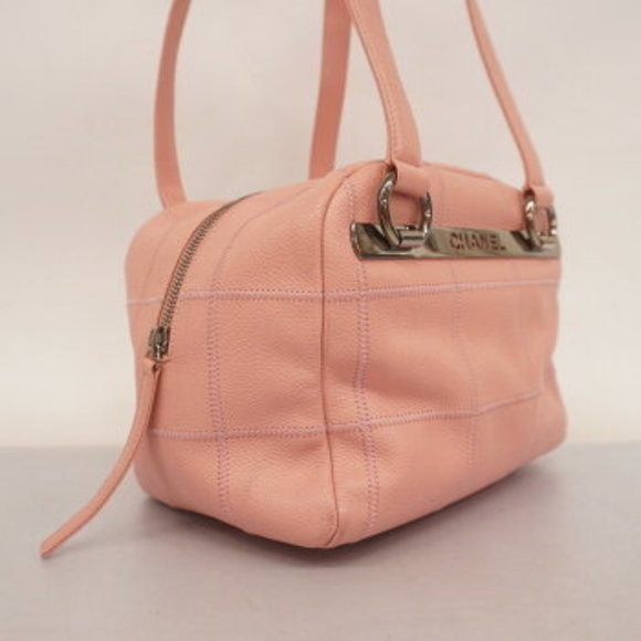 Chanel shoulder bag chocolate bar caviar skin pink - Picture 2 of 6